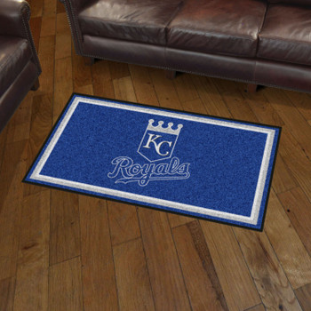 3' x 5' Kansas City Royals Blue Rectangle Rug