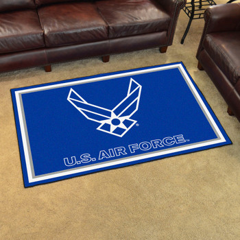 4' x 6' U.S. Air Force Blue Rectangle Rug