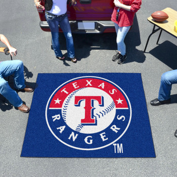 59.5" x 71" Texas Rangers Blue Tailgater Mat