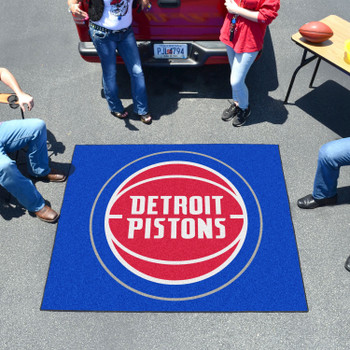 59.5" x 71" Detroit Pistons Blue Tailgater Mat