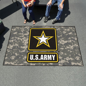 59.5" x 94.5" U.S. Army Gray Rectangle Ulti Mat