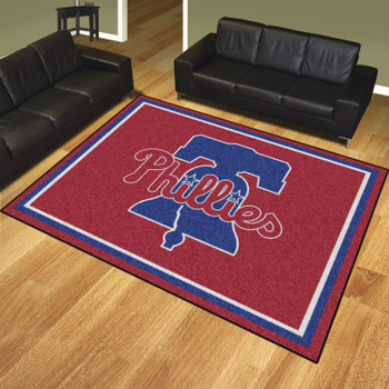 8' x 10' Philadelphia Phillies Red Rectangle Rug