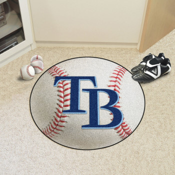 27" Tampa Bay Rays Round Baseball Mat