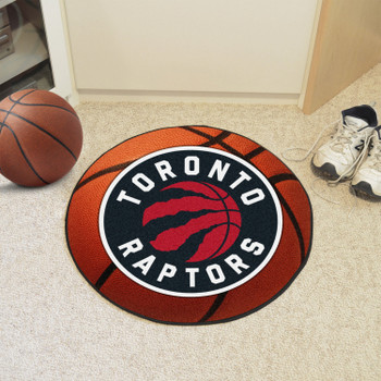 27" Toronto Raptors Round Basketball Mat