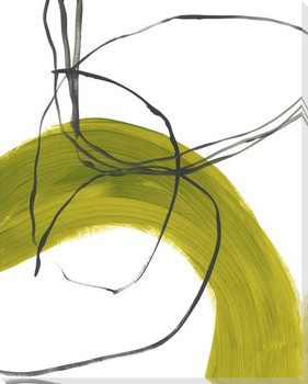 Citron Fusion No 1 Wrapped Canvas Giclee Art Print Wall Art