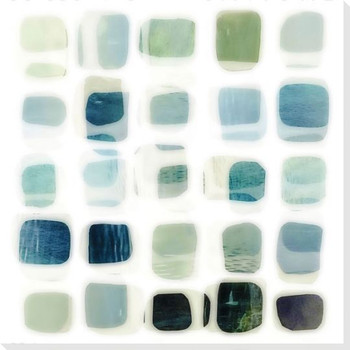 Hip Squares No 2 Wrapped Canvas Giclee Art Print Wall Art