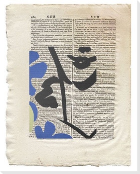 Miro Face Wrapped Canvas Giclee Art Print Wall Art