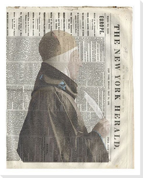 Monk Wrapped Canvas Giclee Art Print Wall Art