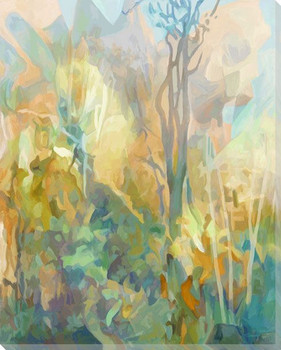 Forest Morning Wrapped Canvas Giclee Art Print Wall Art