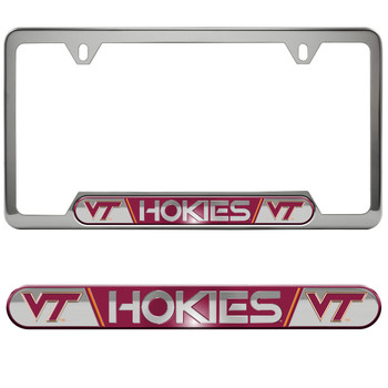 Virginia Tech Hokies Embossed License Plate Frame