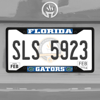 Florida Gators Black License Plate Frame