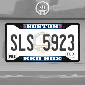 Boston Red Sox Black License Plate Frame
