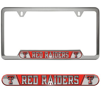 Texas Tech Red Raiders Embossed License Plate Frame