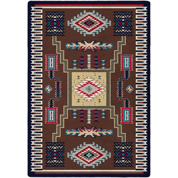 8' x 11' Cloudburst Brown Southwest Rectangle Rug