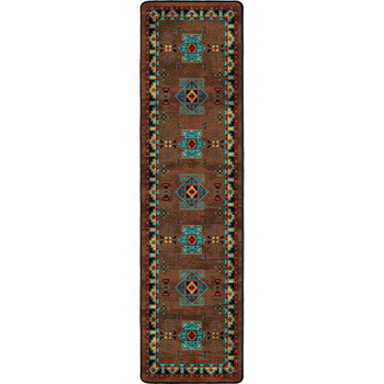 2' x 8' Desert Diamond Southwest Rectangle Runner Rug