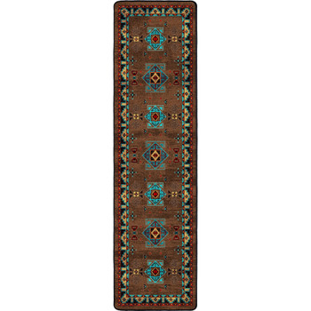 2' x 8' Desert Diamond Southwest Rectangle Runner Rug