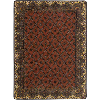 3' x 4' Trail Blazer Chestnut Western Rectangle Scatter Rug