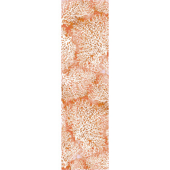 2' x 8' Daydreams Coral Coastal Rectangle Runner Nylon Area Rug