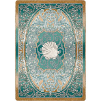 8' x 11' Serenity Shore Water's Edge Rectangle Nylon Area Rug