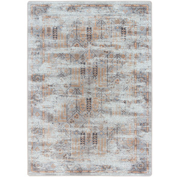 5' x 8' Distressed Passage Apricot Rectangle Nylon Area Rug