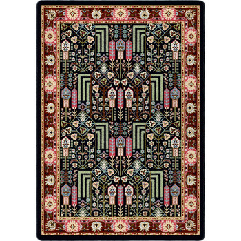 4' x 5' Passage Classic Rectangle Nylon Area Rug