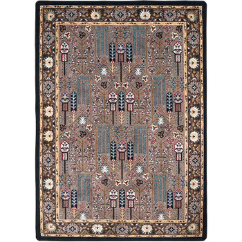 3' x 4' Passage Turquoise Rectangle Scatter Nylon Area Rug