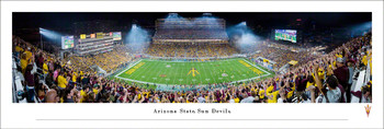 Arizona State Sun Devils Football Panoramic Art Print