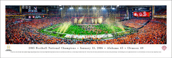 Alabama Crimson Tide 2015 College Football Champions Panoramic Art Print