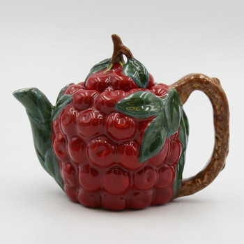 Royal Cherry Porcelain Teapot