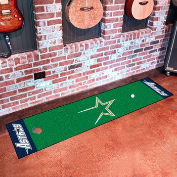 18" x 72" 1995 Houston Astros Retro Logo Putting Green Runner Mat