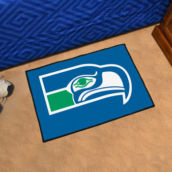 19" x 30" Seattle Seahawks Retro Logo Rectangle Starter Mat