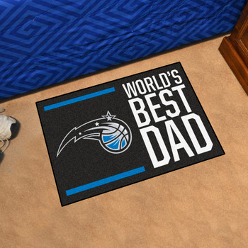 19" x 30" Orlando Magic World's Best Dad Rectangle Starter Mat