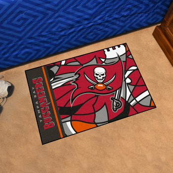 19" x 30" Tampa Bay Buccaneers NFL x FIT Pattern Rectangle Starter Mat