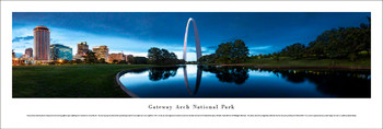 Gateway Arch National Park Panoramic Art Print