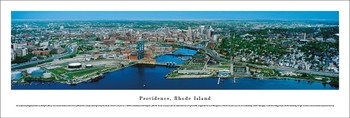 Providence, Rhode Island Skyline Panoramic Art Print