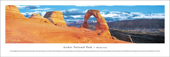 Arches National Park Delicate Arch Panoramic Art Print