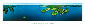 Voyageurs National Park Rainy Lake Panoramic Art Print