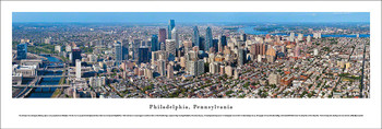 Philadelphia, Pennsylvania Skyline Panoramic Art Print