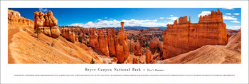 Bryce Canyon National Park Thor's Hammer Panoramic Art Print