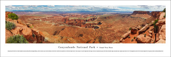 Canyonlands National Park Grand View Point Panoramic Art Print