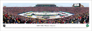 2019 NHL Winter Classic Boston Bruins vs Chicago Blackhawks Panoramic Art Print