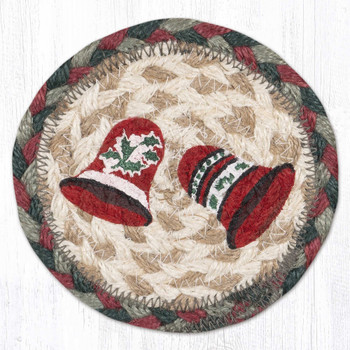 Bell Printed Jute Coaster by Harry W Smith