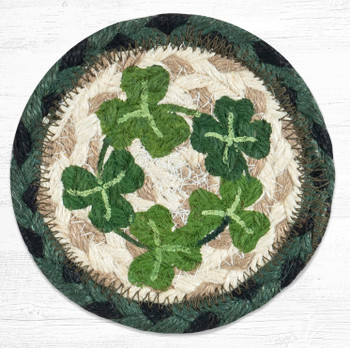 Bless this Home Printed Jute Coaster by Suzanne Pienta