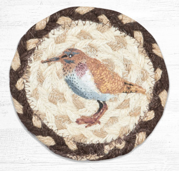 Sandpiper Printed Jute Coaster by Harry W Smith