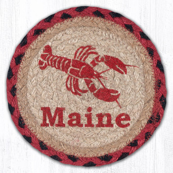 7" Lobster Maine Large Round Coasters by Harry W. Smith, Set of 4