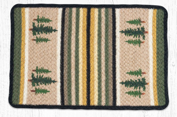 Tall Timbers Printed Jute Rectangle Placemat by Jan Harless