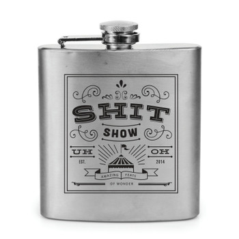 Shit Show Stainless Steel Flask by True