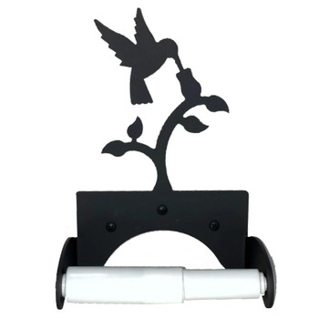 Hummingbird Metal Toilet Paper Holder with Roller