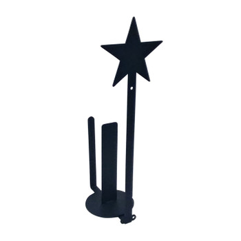 Star Metal Paper Towel Holder - Vertical Wall Mount