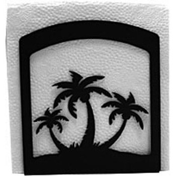 Triple Palm Tree Metal Napkin Holder